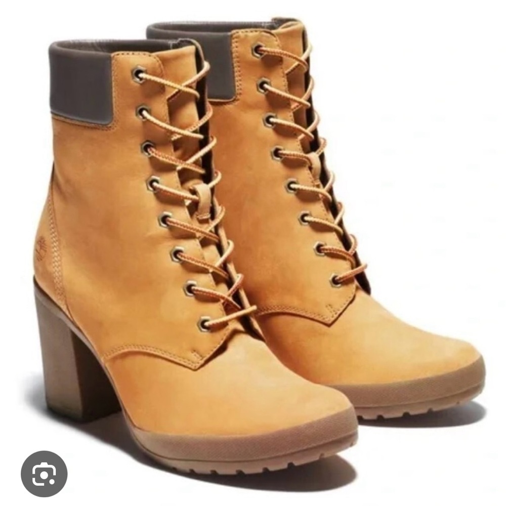 Timberland Women's Brown Lace-Up Ankle Boots